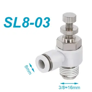 Precise Industrial Pneumatic Throttle Valve 4-12mm 17 S6823c6e4678f43d7b8387a8f3c594bbd3