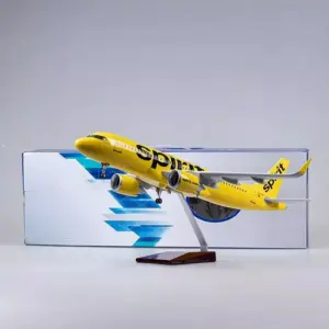 A320 Spirit Airlines Dreamliner Model 47cm with LED Options 8 S68355184622e49cb830d45b712646bc4n