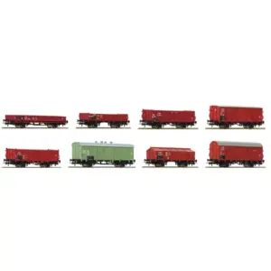 Vintage ROCO HO Fourth-Gen Freight Car Set 8 S683832da1e744fa4adccf187239fdae84