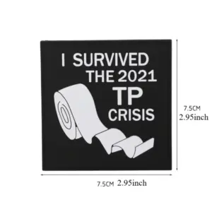 Humorous Toilet Paper Patch for Clothing 8 S683a6552df9b41d5bf14bdf539e825a1w
