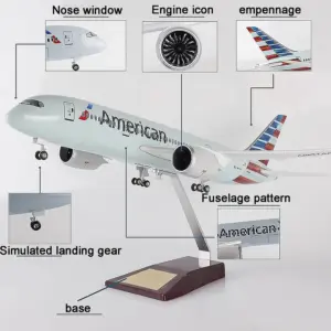 American Airlines Boeing 787 Model 1:130 Scale 11 S684124e1d6dd4aee8ce862bb8f1de5aay
