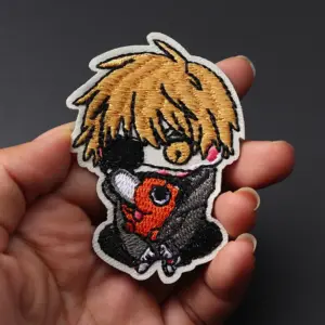 Chainsaw Man Embroidered Patch 11.4x8 cm