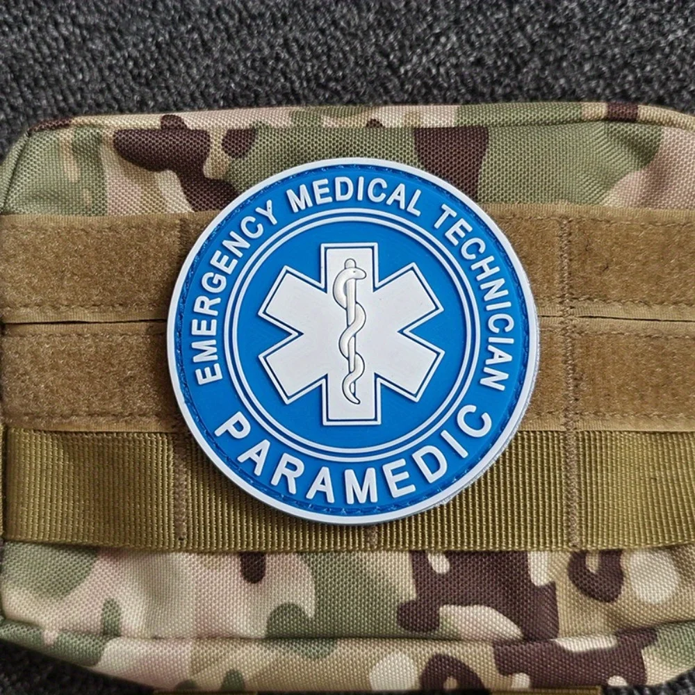 Emergency Medical Paramedic PVC Patch in 5 Colors 5 Emergency Medical Paramedic PVC Patch in 5 Colors - Image 5