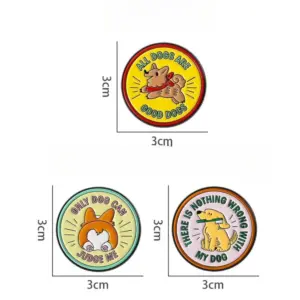 Vibrant Cartoon Dog Brooch Set in Alloy 10 S6895341084e1442897b007a7640e3b1bV