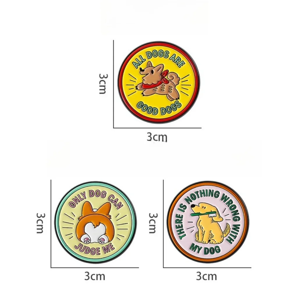 Vibrant Cartoon Dog Brooch Set in Alloy 2 Vibrant Cartoon Dog Brooch Set in Alloy - Image 2