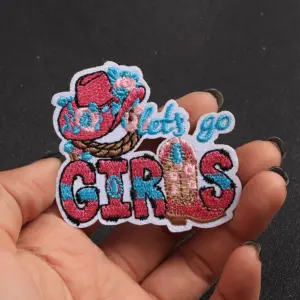 Cowboy Themed Patch Set of 5