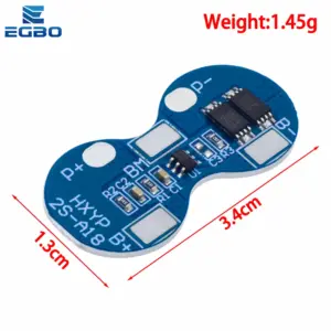 Blue 2S Lithium Battery Protection Board for 18650 10 S68ce37e8278a4a9e99e3e1701624fac52