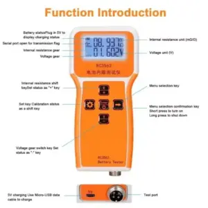 Portable Voltage and Resistance Tester RC3563 7 S68dcccb9077841188e1581e522b5f2a10
