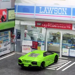 Green Lamborghini Reventon Diecast Model 7.8cm 10 S68ef834411c340fc98570abe1492c140S