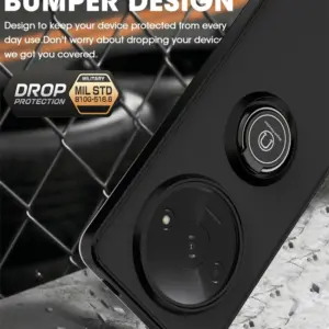 Xiaomi Redmi A3 Matte Shockproof Case with Ring Stand 15 S6902a7515b3148f89775d7c9d9353c7fK