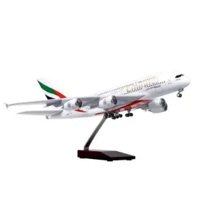 1/160 Emirates Airbus A380 Model with LED Option 13 S691648f6775744c1bbb41401459e14b2X