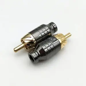 Premium Gold-Plated RCA Connector Set for Audio 7 S692ba22047a84e6f9f30d2a1faa785f9v