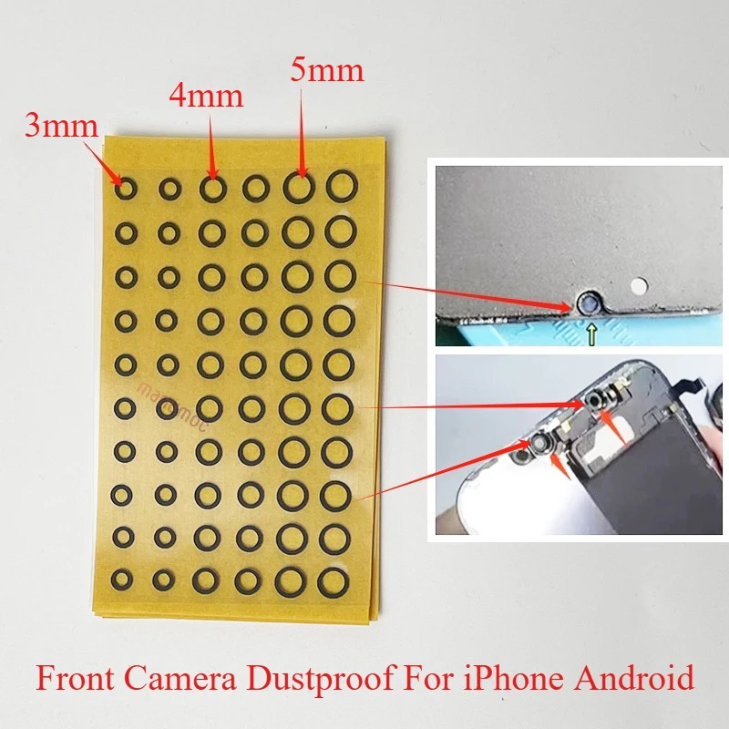 Phone Camera Dustproof Foam Rings (3mm, 4mm, 5mm) 1 Phone Camera Dustproof Foam Rings (3mm, 4mm, 5mm)