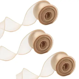 Pastel Silk Ribbon Crafting Set - 3 Rolls 17 S6933e3b5e0f04ba0a7a23498b99a5fc8a