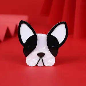 Acrylic Fighting Dog Brooch for Bags and Jackets 9 S6952a982312b41d792c944f4f773dee9u