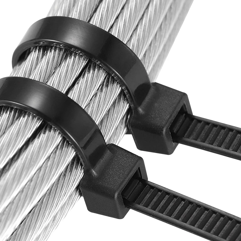 Self-Locking Nylon Cable Ties Set, 100 Pack 4 Self-Locking Nylon Cable Ties Set, 100 Pack - Image 4