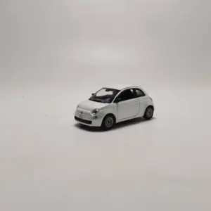 White 1:43 Fiat 500 Collectible Model