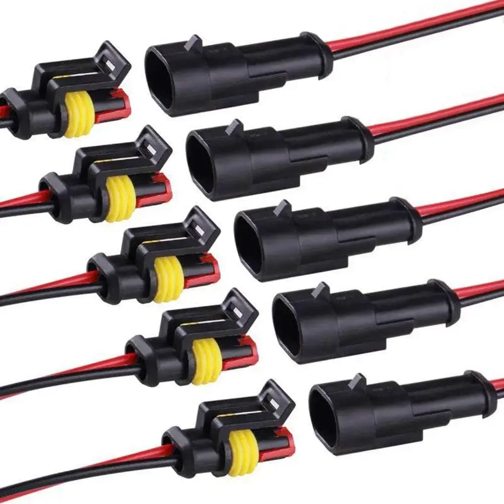 Premium Waterproof 2-Pin Automotive Connector Set 3 Premium Waterproof 2-Pin Automotive Connector Set - Image 3
