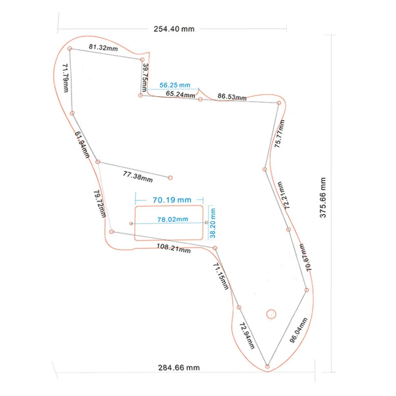 Custom Pickguard for US 72 Tele Deluxe 6 Custom Pickguard for US 72 Tele Deluxe - Image 6
