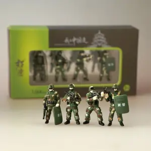 Miniature Diecast SWAT Car Model 1:64 Scale 13 S69c90d39c4f64ad1ae56419d7c3df545p