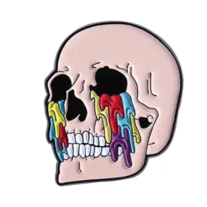 Personalized Colored Skull Brooch with Colorful Tears 10 S69d9941622f24b6899516771fe2c5a9aW