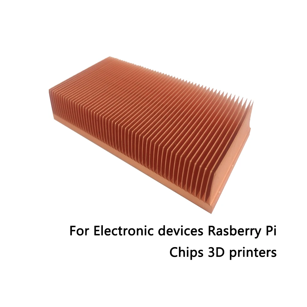 Copper Heatsink with Scraped Fins for Electronics 4 Copper Heatsink with Scraped Fins for Electronics - Image 4