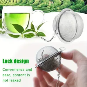 Stainless Steel Tea Infuser Sphere Set 9 S69eabcb012c84e29bfd2a2fda8732c7bd