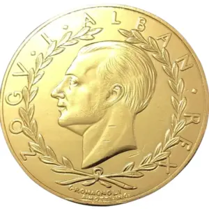Vintage 1928 Albanian 100 Franga Replica Coin