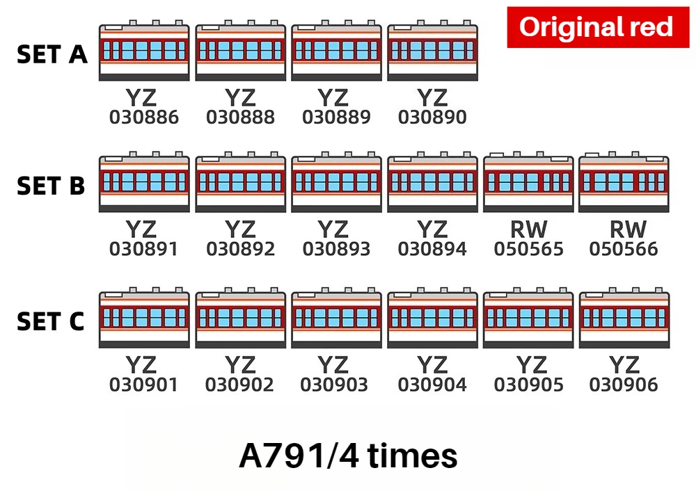 N-Scale 1/160 Passenger Train Set with Lights 7 N-Scale 1/160 Passenger Train Set with Lights - Image 7