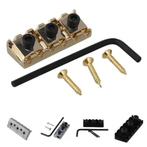 42MM Chrome, Black, Gold Locking Nut for Guitar