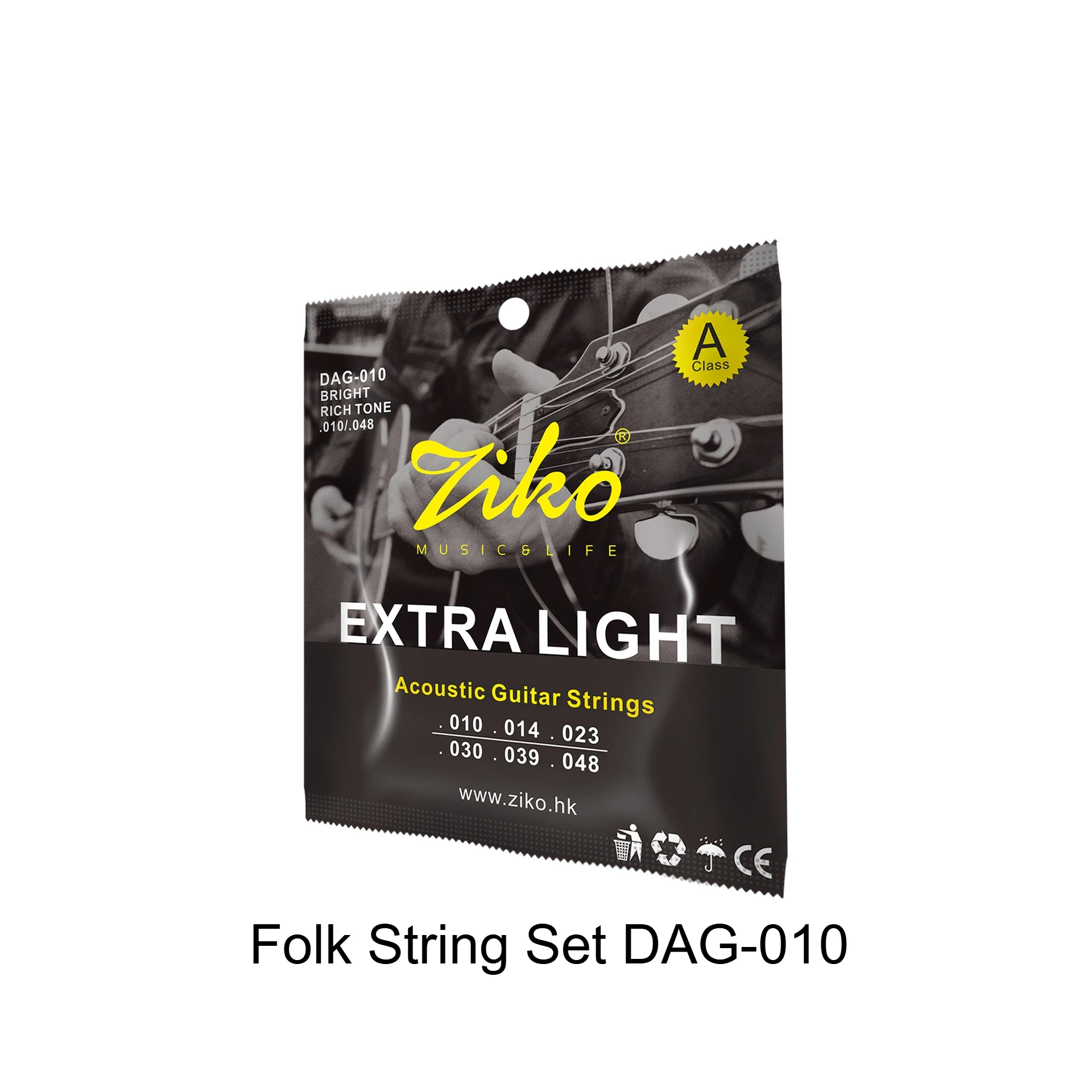 Ziko Stainless Steel Electric Guitar Strings Set 8 Ziko Stainless Steel Electric Guitar Strings Set - Image 8
