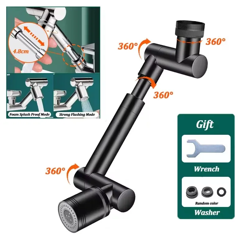 Modern Metal Retractable Kitchen Faucet Extension 8 Modern Metal Retractable Kitchen Faucet Extension - Image 8