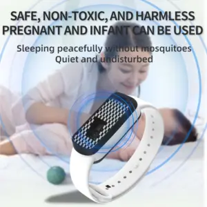 Ultrasonic Mosquito Prevention Bracelet Black & White 11 S6ac755f9f1ec4c038def8e84db34da7as
