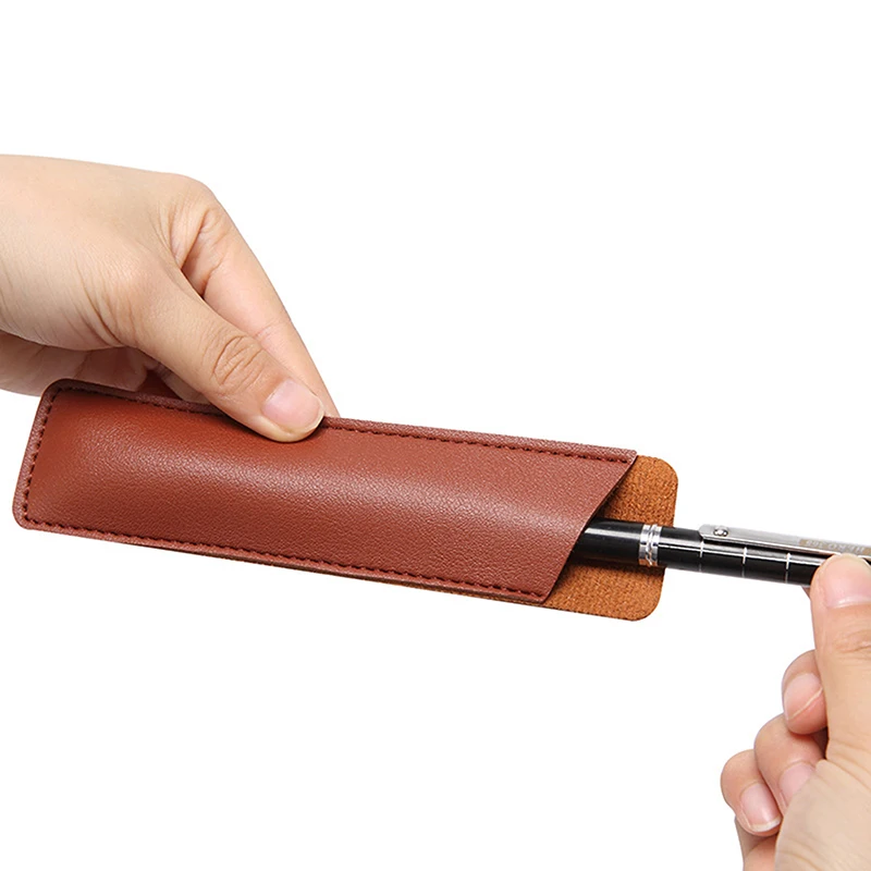PU Leather Pencil Case 162x42mm Lightweight and Durable 4 PU Leather Pencil Case 162x42mm Lightweight and Durable - Image 4