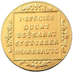 1791 Denmark Christian VII Dukat Replica Coin