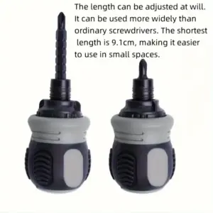 Black Titanium Steel Ratchet Screwdriver Set 10 S6b3e121495b144e6b8c9813e6add4e14n