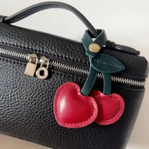 Cherry-Themed Leather Keychain for Women 11 S6b7aaac0c3d74041838234a369b6db01H