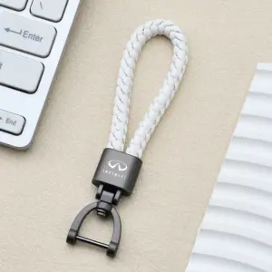 Colorful Braided Car Keychain with Metal Accents 18 S6b832be6a9ca4cdbb99c513a4712f0a7N