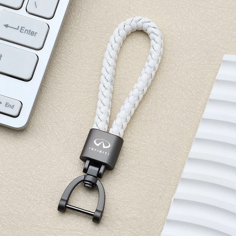 Colorful Braided Car Keychain with Metal Accents 9 Colorful Braided Car Keychain with Metal Accents - Image 9