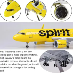 Vibrant Yellow Airbus A320 Model 1/80 Scale 10 S6b870e80795a4b35940b010720a33ee35