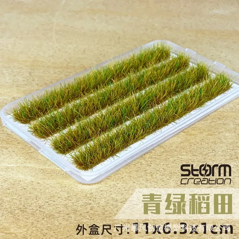 HO Scale Miniature Rice and Wheat Field Scene 3 HO Scale Miniature Rice and Wheat Field Scene - Image 3