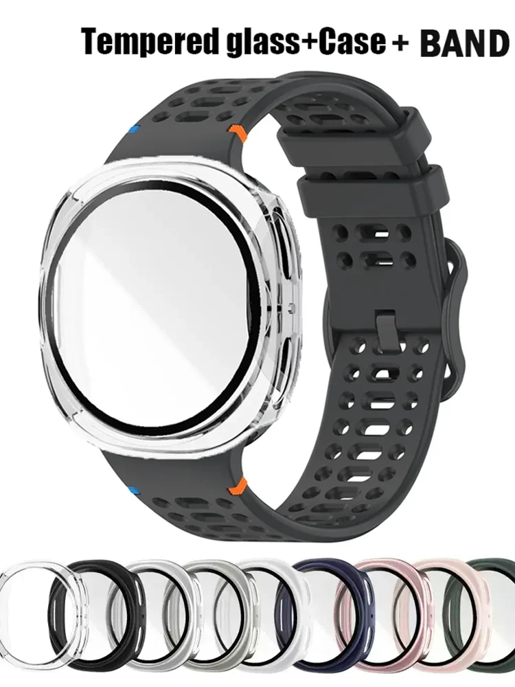 Vibrant Orange Silicone Strap for Galaxy Watch 8 2 Vibrant Orange Silicone Strap for Galaxy Watch 8 - Image 2