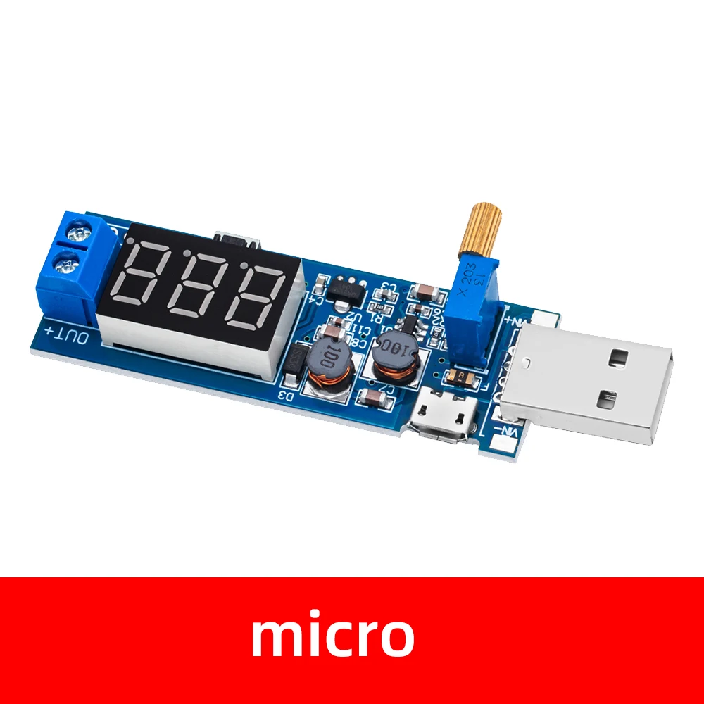 Adjustable DC-DC USB Power Supply Module 7 Adjustable DC-DC USB Power Supply Module - Image 7