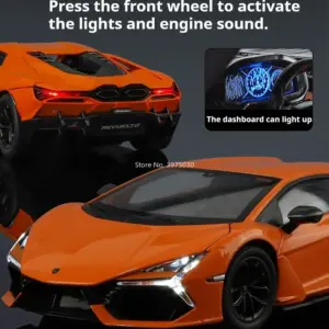 Revuelto 1:24 Scale Model Car with Lights 12 S6c055d78b49c42329908504f25ec9e40w