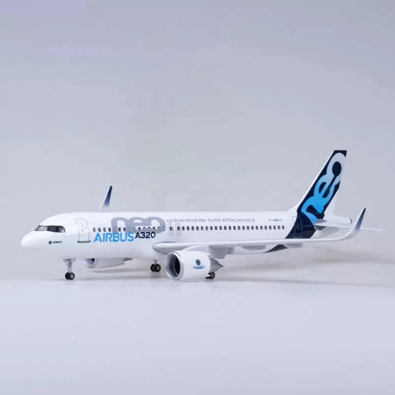 Airbus A320neo Scale Model with LED Lighting 2 Airbus A320neo Scale Model with LED Lighting - Image 2