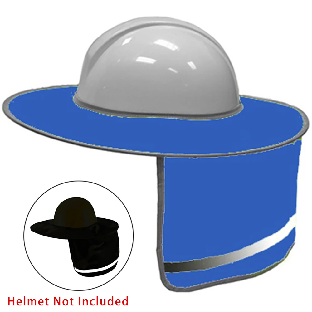 High-Visibility Safety Hat with Neck Shield 8 High-Visibility Safety Hat with Neck Shield - Image 8
