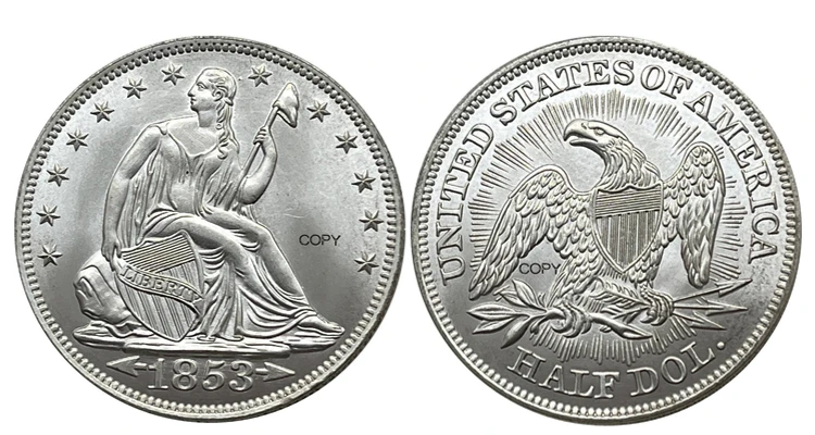 1853 Liberty Style Replica for Collectors 7 1853 Liberty Style Replica for Collectors - Image 7