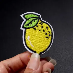 Lemon Embroidery Patch 3D Handmade Design