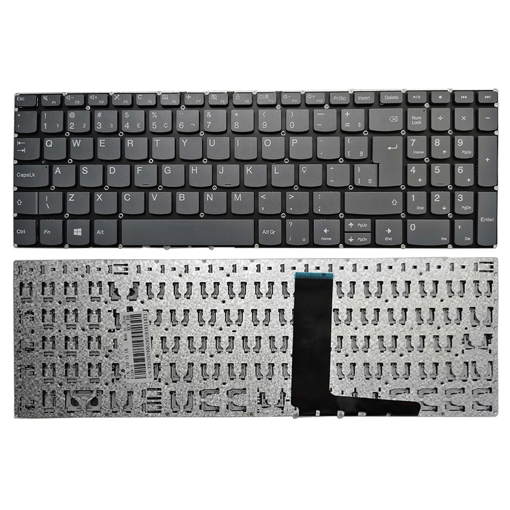 Black Spanish Keyboard for Lenovo IdeaPad 330S Series 6 Black Spanish Keyboard for Lenovo IdeaPad 330S Series - Image 6