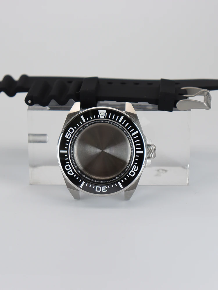 Modified Samurai Dive Watch Case Set 43.8mm 316L Steel 10 Modified Samurai Dive Watch Case Set 43.8mm 316L Steel - Image 10